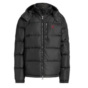 Polo Ralph Lauren the Gorham Down Jacket Polo Black Puffer Jacket coat w Hood